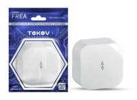 Переключатель 1-кл. ОП Frea 10А IP20 250В АБС-пластик бел.  TKE-FR-P1-C01