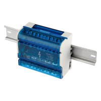 Шина на DIN-рейку в корпусе (кросс-модуль) 4х11  11-2304-11