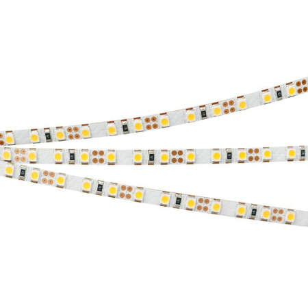 Лента светодиодная RT-A120-5mm 12V Warm2700 9.6Вт/м IP20 2835 (уп.5м)  014995(2)