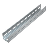 Профиль перфорированный 50х50 L200 сталь 2.5мм P50-50-2.5-200 3P тройная перфор. швеллер КМ LO2883