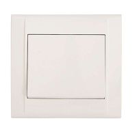 Выключатель 1-кл. СП Defne 10А IP20 без подсветки бел.  42001001