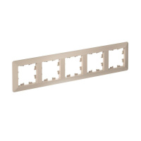 Рамка 5-м AtlasDesign Air песочн./дым. бел. SE ATN221205