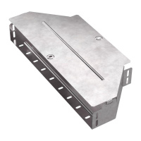 Переходник для лотка симметричный 500х300х80 с крышкой Стандарт  PR16.0665