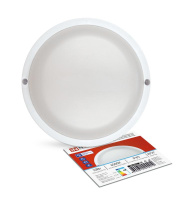 Светильник светодиодный герметичный СПП ОАД-1065-КРУГ 10Вт 6500К 900лм IP65 140мм с оптико-акустическим датчиком  4690612044019