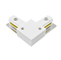 Коннектор L-образный PTR CL-WH накладной/подвесной шинопровод бел. Pro  5010840 Коннектор L-образный PTR CL-WH накладной/подвесной шинопровод бел. Pro  5010840