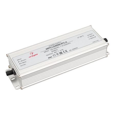 Блок питания ARPV-LG48200-PFC-A 48В 4.2А 200Вт IP67 метал. 5 лет  030033