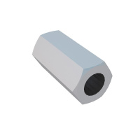 Гайка соединительная М8 DIN 6334 MS8 INOX A2 сталь (уп.50шт) КМ LO12878