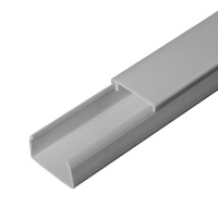 Кабель-канал 25х16 L2000 с двойн. замком сер.  PR03.0072