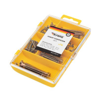 Набор саморезов для ДСП 76шт пластик. коробка  KR-01-3101-11