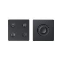 Комплект выключателя 4-кл. сенсорн. + регулятор Т3 KNX; RJ12 графит 82 Sense 8400655-038