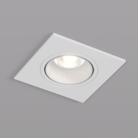 Светильник встраиваемый IP20 10Вт GU5.3 LED бел./бел. пластик  DK3071-WH