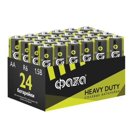 Элемент питания солевой AA/R6 1.2В Heavy Duty Pack-24 (уп.24шт)  5042292