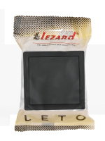 Выключатель 1-клав. LETO черн. бархат  752-4200-100