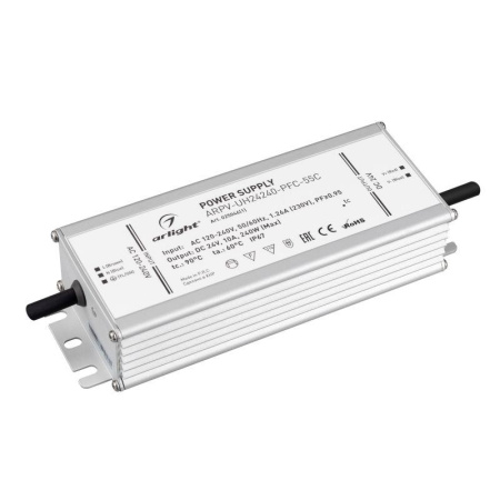 Блок питания ARPV-UH24240-PFC-55C 24В 10.0А 240Вт IP67 металл  025046(1)
