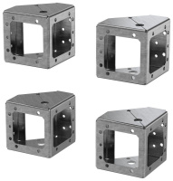 Угол цоколя 100 FORMAT (уп.4шт)  FO-00D-KC-010-7035