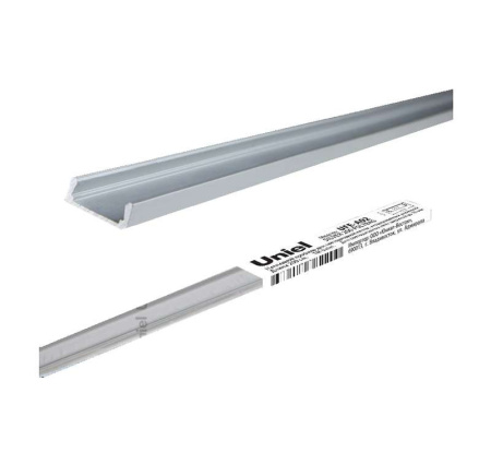 Профиль алюминиевый для LED ленты UFE-A02 SILVER 200 POLYBAG  UL-00000596