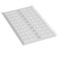 Полка 19дюйм стационарная перф. глубиной 750мм для напольных шкафов глубиной 1000мм усиленная до 120кг (RAL 7035) сер.  SH 9103.700