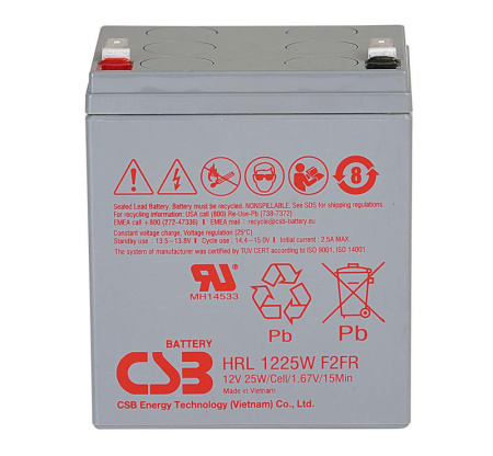 Аккумулятор 12В 6.25А.ч  HRL1225W F2 FR 