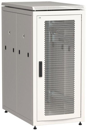 Шкаф сетевой 19дюйм  LINEA N 28U 600х1000мм перфорированная передняя дверь сер.  LN35-28U61-P