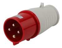 Вилка переносная 24 3Р+РЕ 32А 380В IP44 V-32-3P-PE-IP44 ЭРА Б0032853