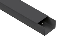 Кабель-канал 100х60 L2000 пластик ЭЛЕКОР черн.  EL-KK10-100-060-1-K02