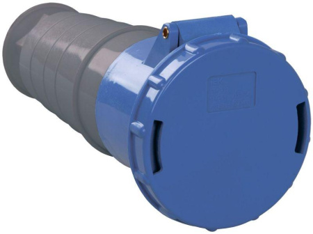 Розетка кабельная 63А 220В 2P+PE ССИ-233 IP54  PSR21-063-3