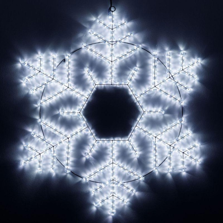 Фигура ARD-SNOWFLAKE-M10-1000x900-504LED White (230В 31Вт) (IP65)  034258