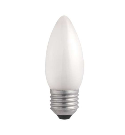 Лампа накаливания B35 240V 60W E27 frosted  3320362