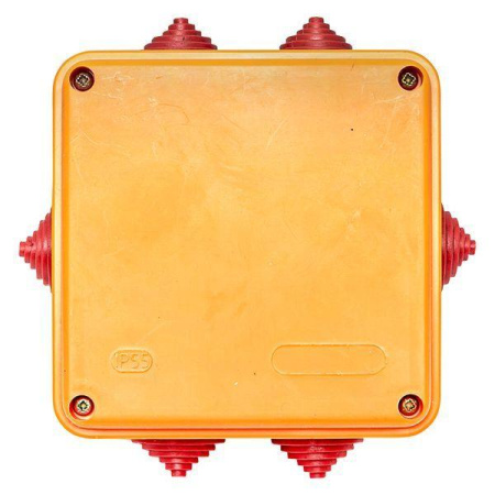 Коробка огнестойкая E90 100х100х50мм 3п с клеммником 1.5-10кв.мм IP55  plc-kmrf-100-3-10