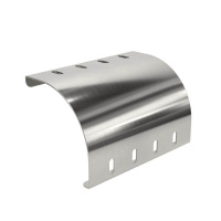 Пластина вывода кабеля для лестничных лотков осн.600мм в комплекте с крепеж. эл. алюм.  ALEP60K