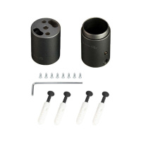 Крепление MOONLIGHT-VT-CEILING-DL-D25 Black металл (комплект)  048401 Крепление MOONLIGHT-VT-CEILING-DL-D25 Black металл (комплект)  048401