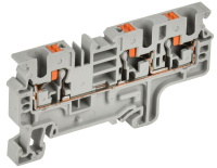 Колодка клеммная CP-MC 3 вывода 4кв.мм сер.  YCT22-00-3-K03-004 Колодка клеммная CP-MC 3 вывода 4кв.мм сер.  YCT22-00-3-K03-004