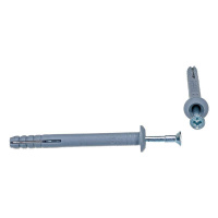 Дюбель-гвоздь грибовидный бортик полипропилен 6х60 (уп.100шт)  KR-01-3621-013