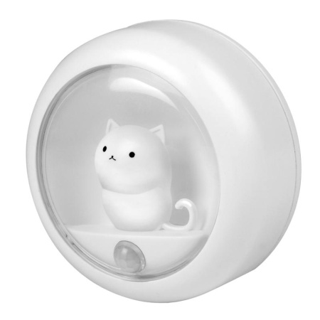 Светильник светодиодный TS8-CAT-SENS 1Вт 6500К ночник аккумулятор 400мА.ч; датчик движения; магнитное крепление с клеевым слоем IP22  5062016