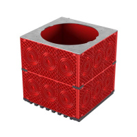 Колодец пластиковый для кабельной канализации 750х750х750 под разгрузочную плиту (без люка)  270750UP