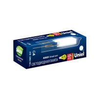 Лампа светодиодная LED-JC-220/6W/4000K/G4/CL GLZ08TR прозрачная 4000К нейтр. бел. (упак. картон)  UL-00005066