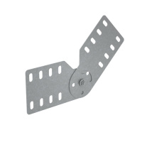 Соединитель для лотка шарнирный для борта H=100мм "ПЛЮС" INOX316L КМ PL11557