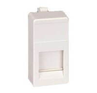 Адаптер на 1 RJ45(12) коннектор узкий шторка 27 сл. кость 27087-31