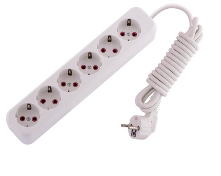 Удлинитель 6х3м с заземл. 16А IP20 Lila  720-0603-601