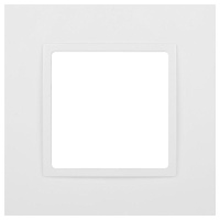 Рамка для розеток и выключателей ЭРА Elegance 14-5001-01М на 1 пост матов. бел.  Б0065794