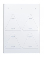 Маркировка для кабеля треугольник 58/55 (уп.40шт)  CIC58554TRW