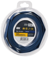 Трубка термоусадочная ТТУ нг-LS 8/4 син. (уп.2м)  UDR12-008-004-002-K07-T