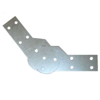 Соединитель для лотка шарнирный H=80мм 1.5мм ST/LT без метизов нерж.  CPS.0815.INOX