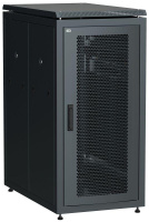 Шкаф сетевой 19дюйм  LINEA N 28U 600х1000мм перфорированные двери черн.  LN05-28U61-PP