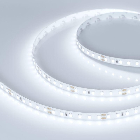 Лента светодиодная RT-A120-8mm 24В White 6000К 2835 9.6Вт/м IP20 (уп.5м)  010347(2)
