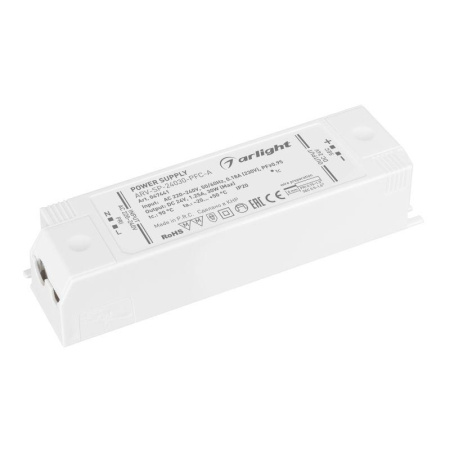 Блок питания ARV-SP-24030-PFC-A 24В 1.25А 30Вт IP20 пластик  047441