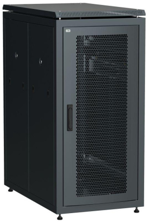 Шкаф сетевой 19дюйм  LINEA N 24U 600х1000мм перфорированные двери черн.  LN05-24U61-PP