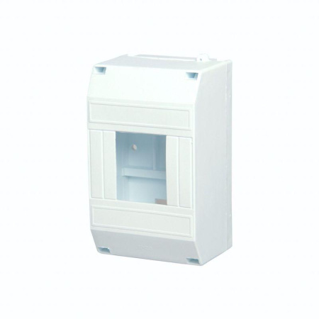 Бокс пластиковый КМПн 1/4 IP20 бел. инд. штрих-код  11-0114