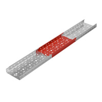 Лоток листовой перфорированный 200х50 L2500 1мм "Быстрый монтаж ПЛЮС" LPplus50-200-1.0-2500 INOX304 КМ PL12756