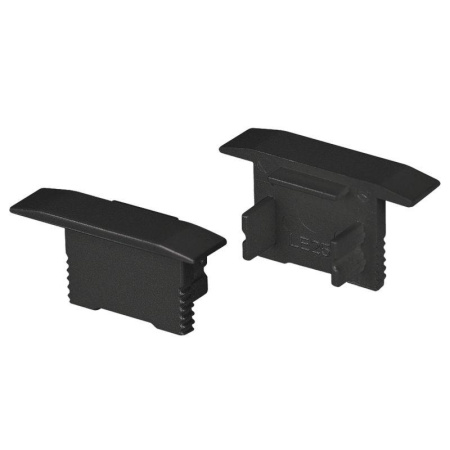 Заглушка SL-SLIM-H13M-F25 BLACK глухая пластик  037514